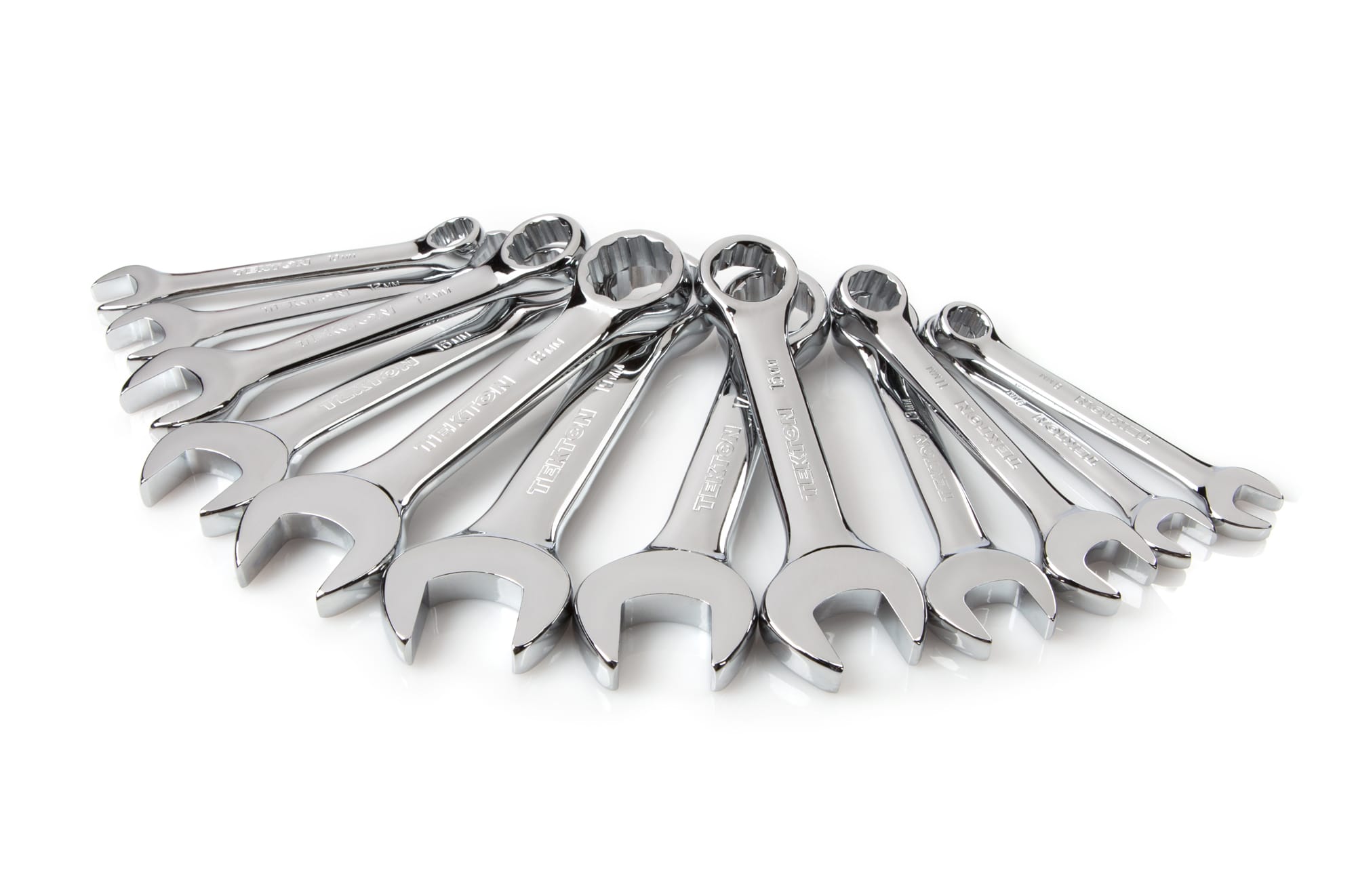Stubby and Standard Length Combination Wrench Set, 50-Piece (Holder) |  TEKTON