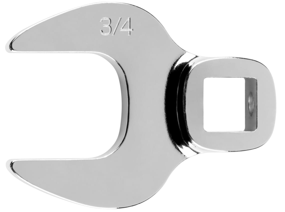 TEKTON crowfoot wrench size marking on top surface