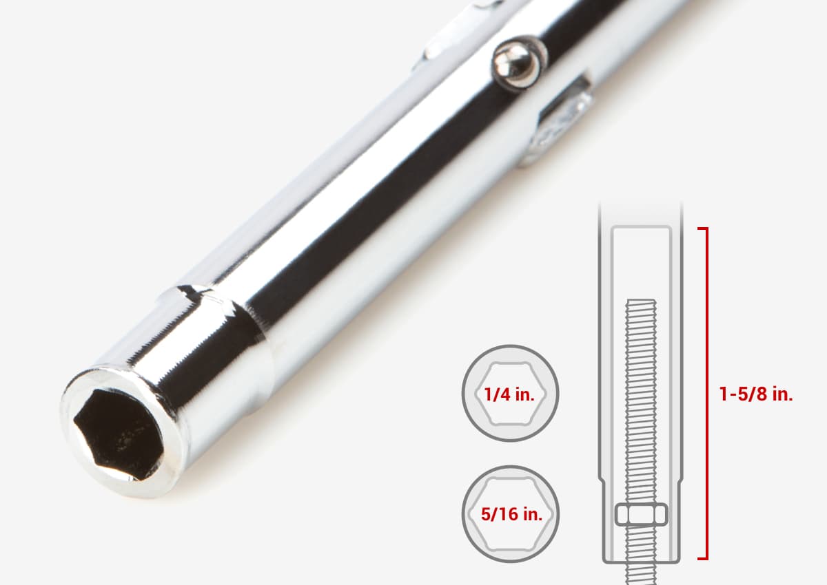 Nut Driver Bit Tube (1/4 x 5/16 in.) TEKTON 6in1