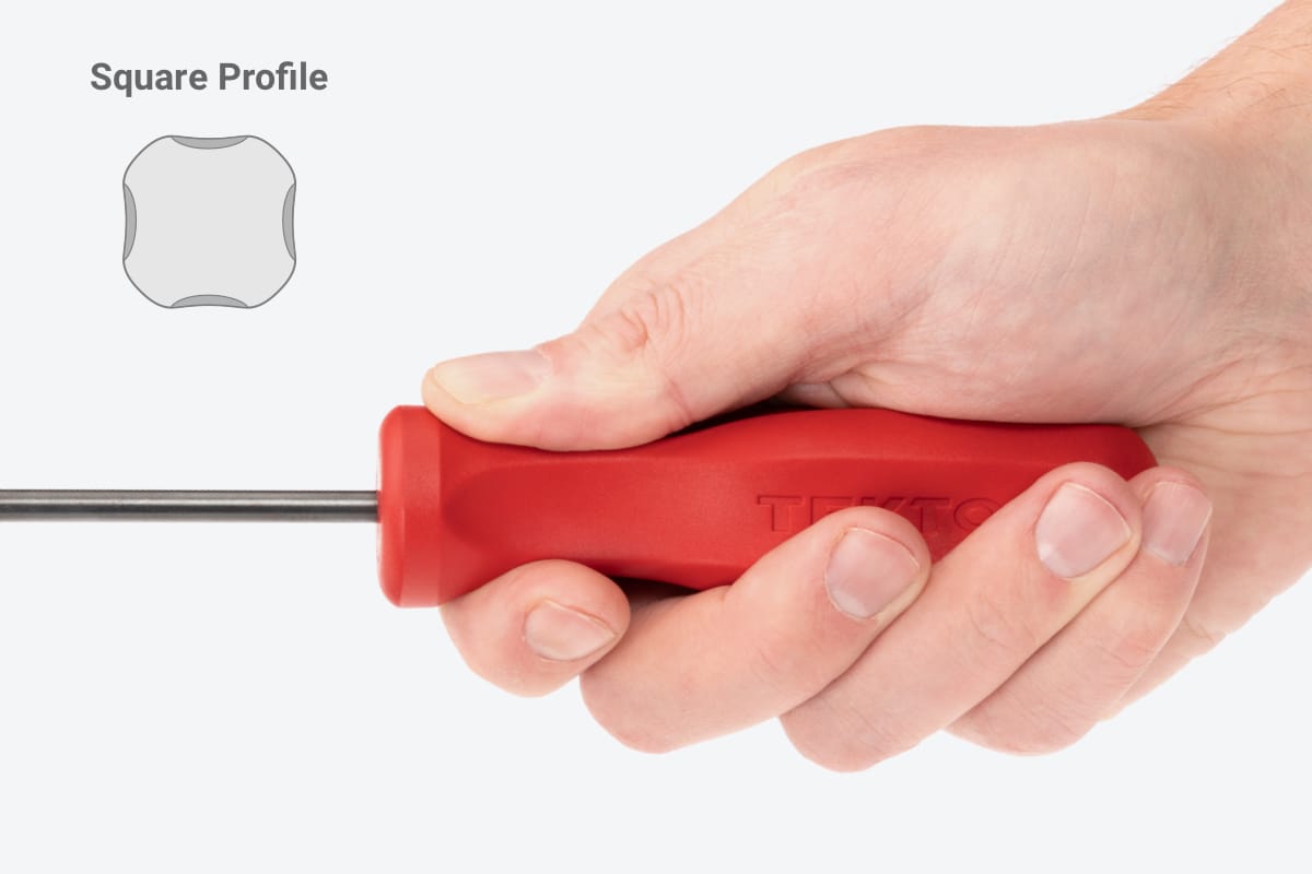 6Piece Torx Hard Handle Screwdriver Set (Black Oxide) TEKTON Made