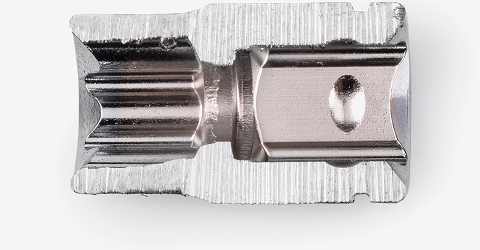 Cutaway view of Tekton 1/2 Inch Drive x E16 External Star Socket #SHD22416.