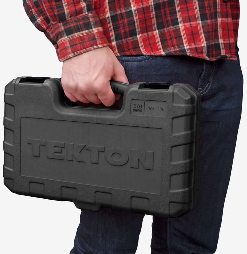 TEKTON Hahnenfußschlüssel 3/8 Zoll Antrieb X 7/16 Zoll - 6-Kant Für Bremsleitungen & Hydraulik