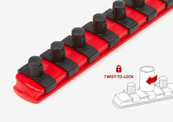 Red Socket Rail