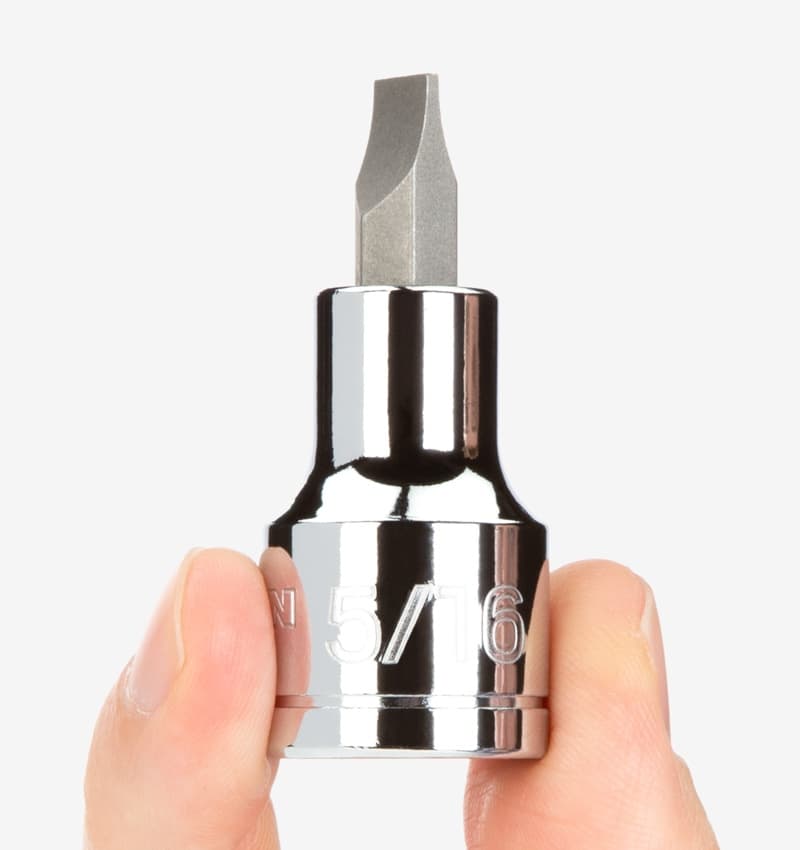 1/2 Inch Drive x 1/2 Inch Slotted Bit Socket TEKTON SHB20203
