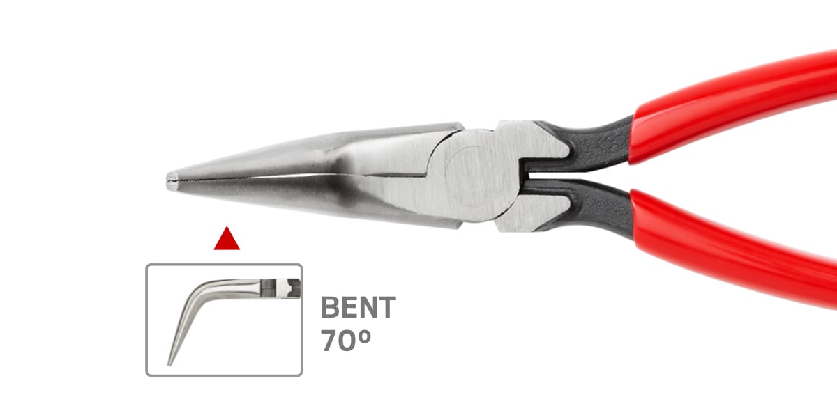 6 Inch 70-Degree Bent Long Nose Pliers