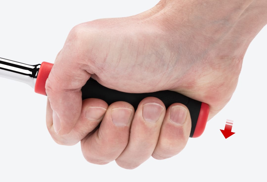 TEKTON Comfort Grip Handle with a pushing force
