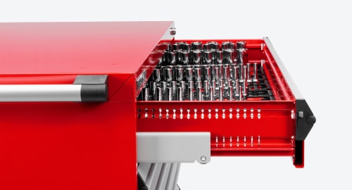 TEKTON Tool Cabinets 100% Drawer Height Clearance