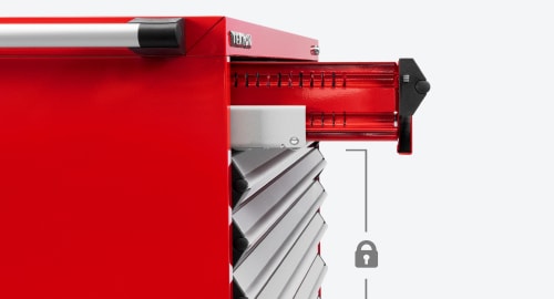 TEKTON Tool Cabinets Anti-Tip Drawer System