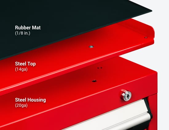 TEKTON Tool Cabinet Steel Top