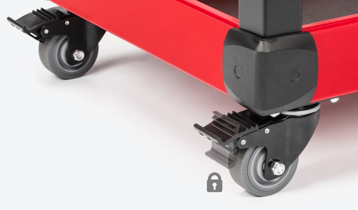 TEKTON Tool Cart 4-Inch Casters