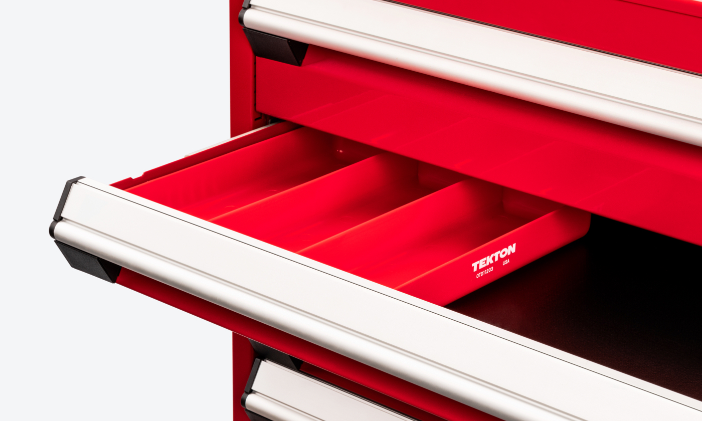 Tekton Organization Tray in a shallow drawer