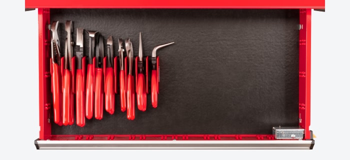 Snap-on 10 Inch Plier Organizer Rack – Red (af400 / KAPL10RD)