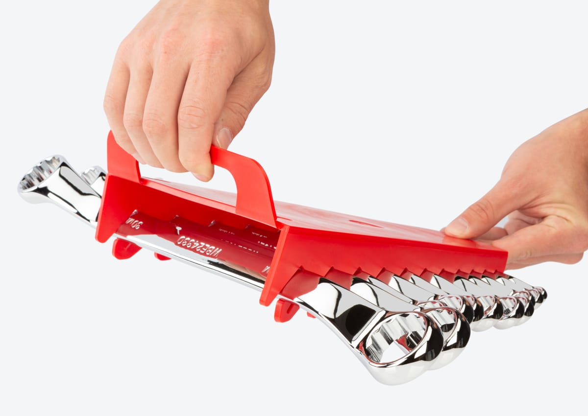 11Tool Box End Wrench Holder Red TEKTON Made in USA