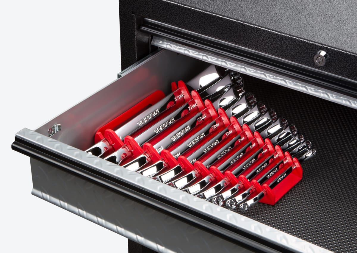 7Tool Box End Wrench Holder Red TEKTON Made in USA