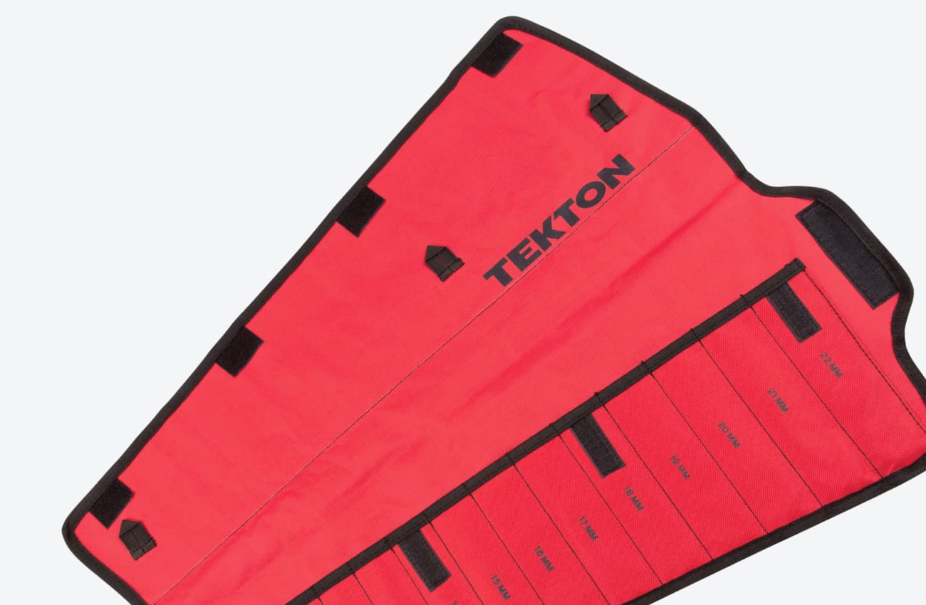 15Tool Combination Wrench RollUp Pouch (Inch Sizes) TEKTON ORG27315