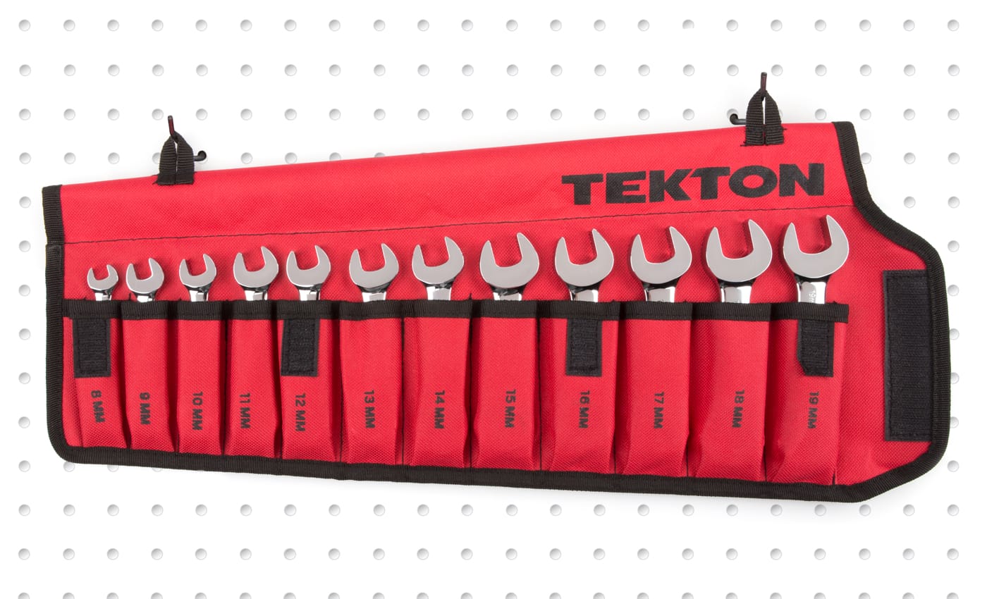 8Tool Stubby Combination Wrench Pouch (Inch Sizes) TEKTON ORG27108