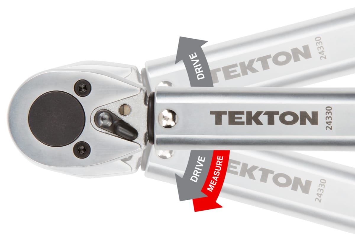 Tekton 1/4,3/8,1/2 inch Drive Micrometer Torque Wrench Set (3-Piece)