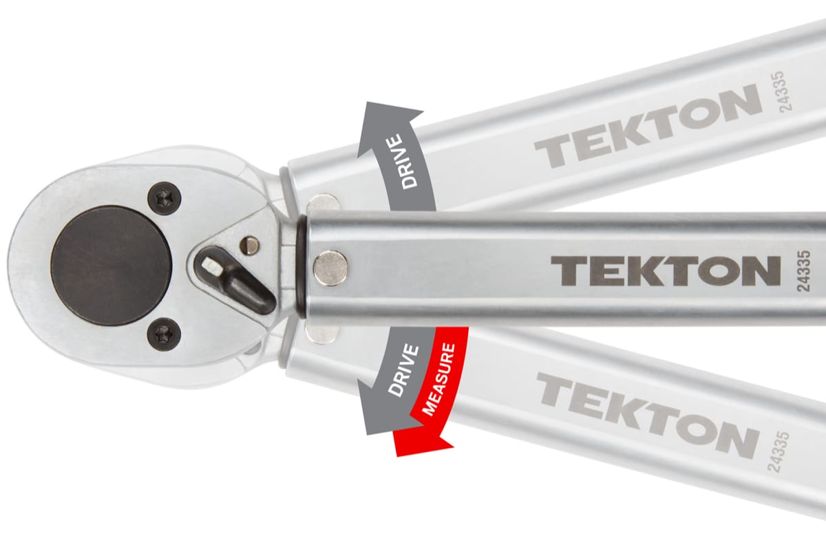 TEKTON Micrometer Torque Wrench Drive Direction