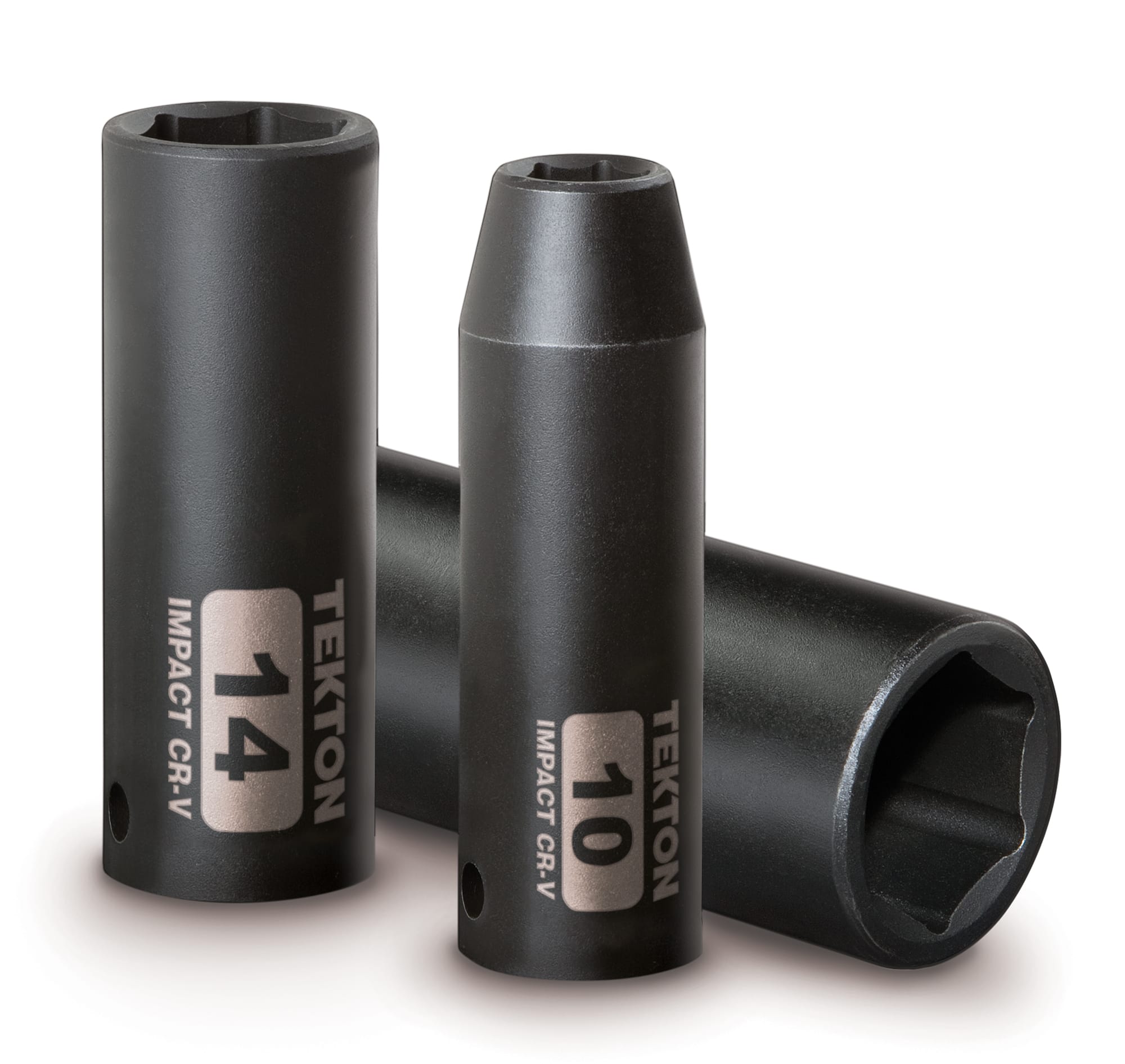 3/8 Inch Drive Deep 6-Point Impact Socket Set, Metric (13-Piece