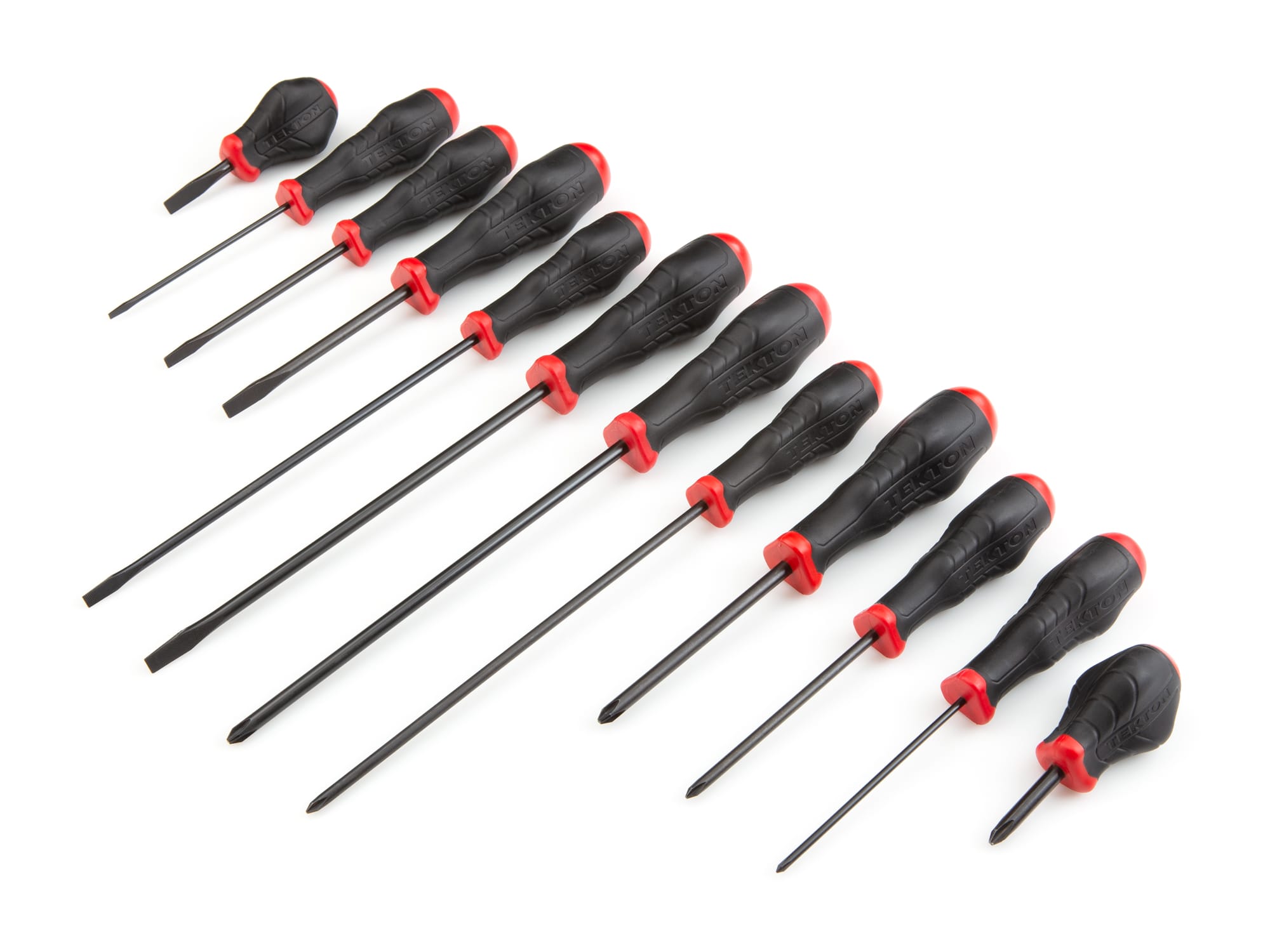 TEKTON Phillips/Slotted High-Torque Screwdriver Set (Black Oxide