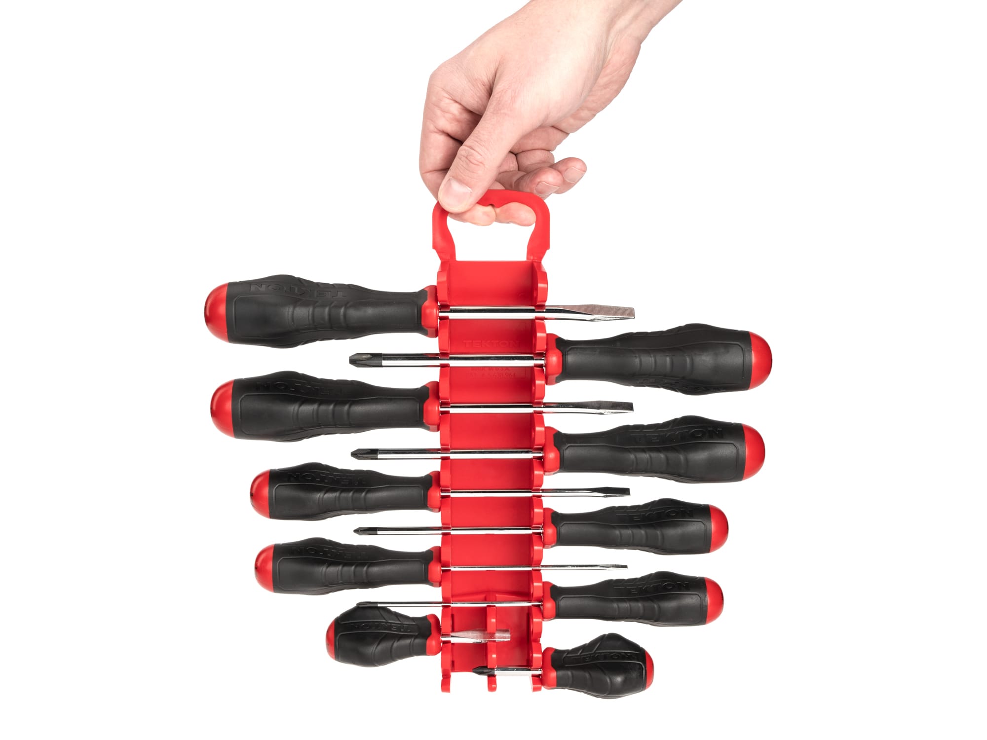 10-Piece Phillips/Slotted High-Torque Screwdriver Set with Holder