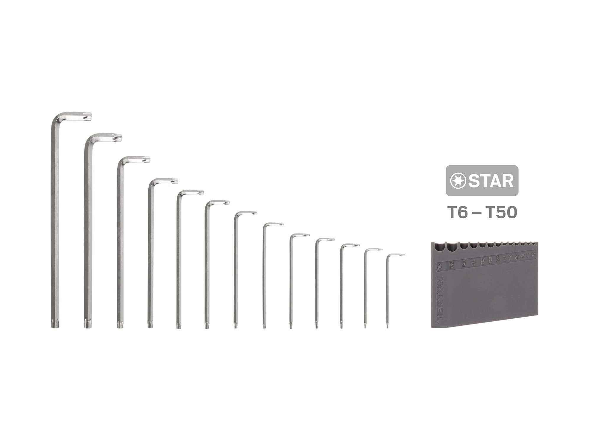 Star/Torx Key Set (13-Piece) | TEKTON | KLT91401