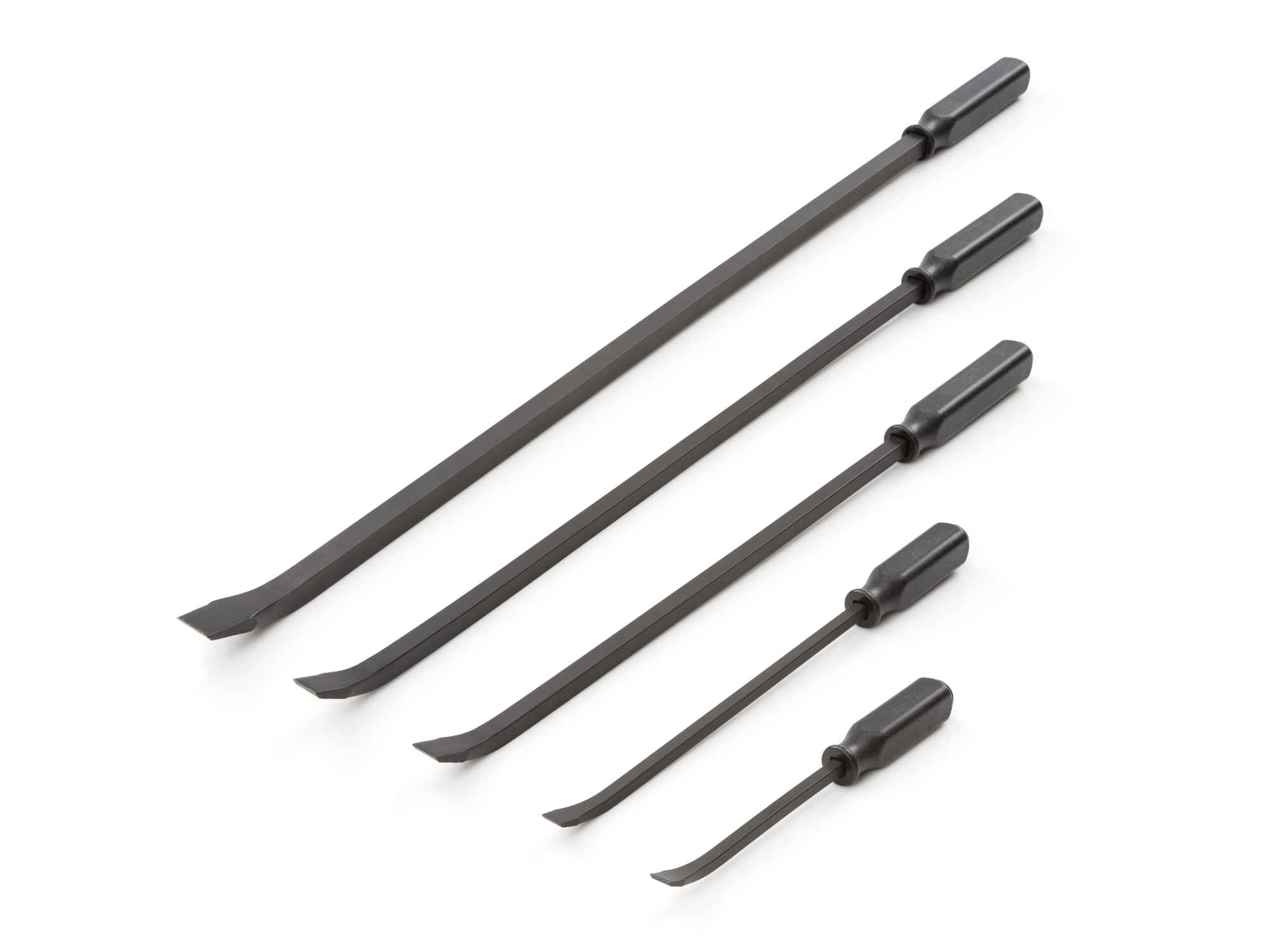 Angled End Handled Pry Bar Set, 5Piece (12, 17, 25, 31, 36 in