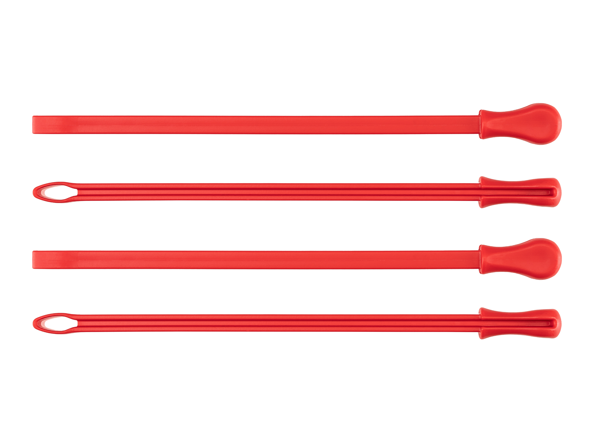 3/8 Inch Drive x 10 Inch Tool Crowfoot Wrench Organizer Key (Red)