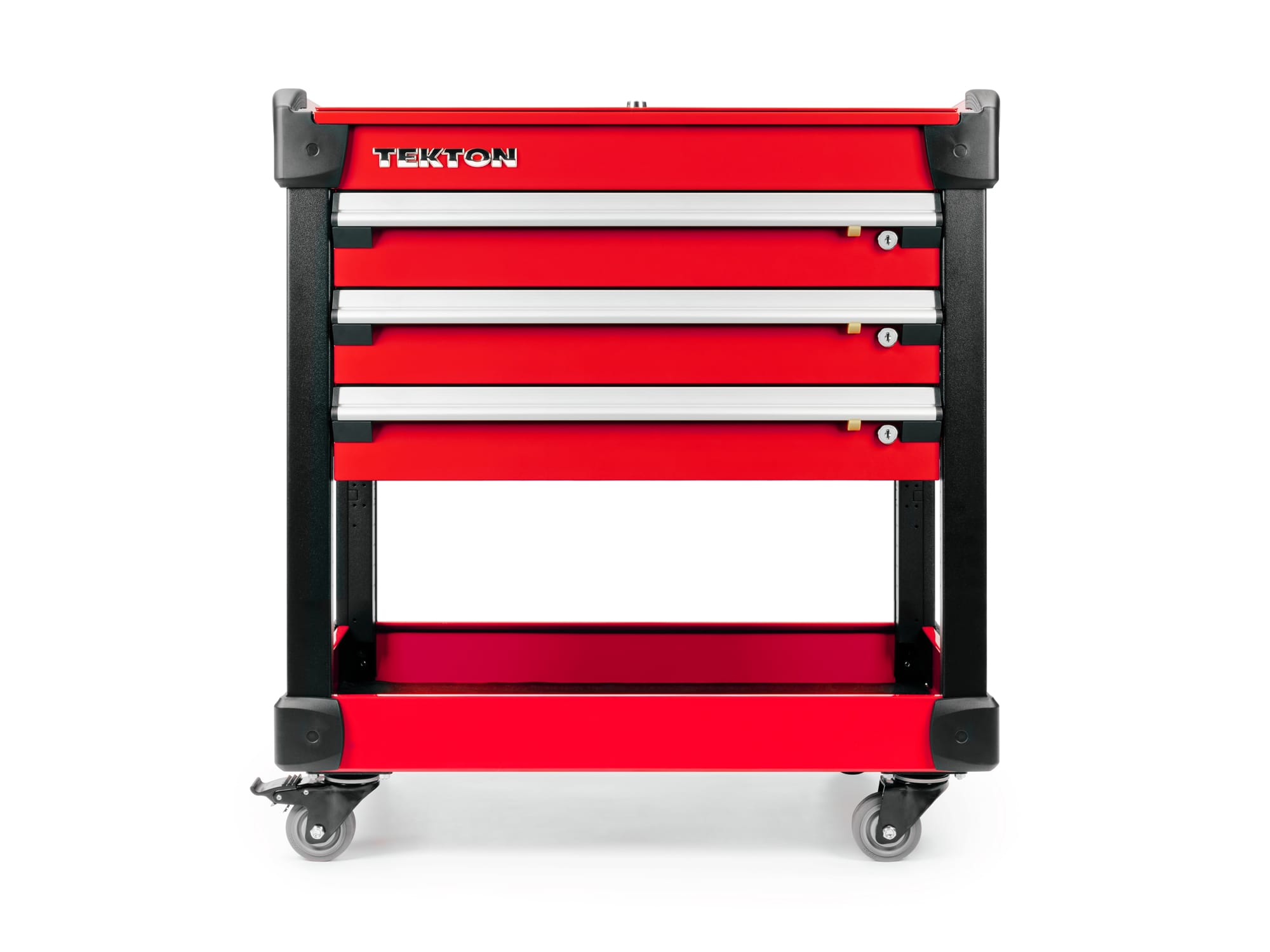 33 Inch 3-Drawer Tool Cart (Red) | ORG65205 | TEKTON