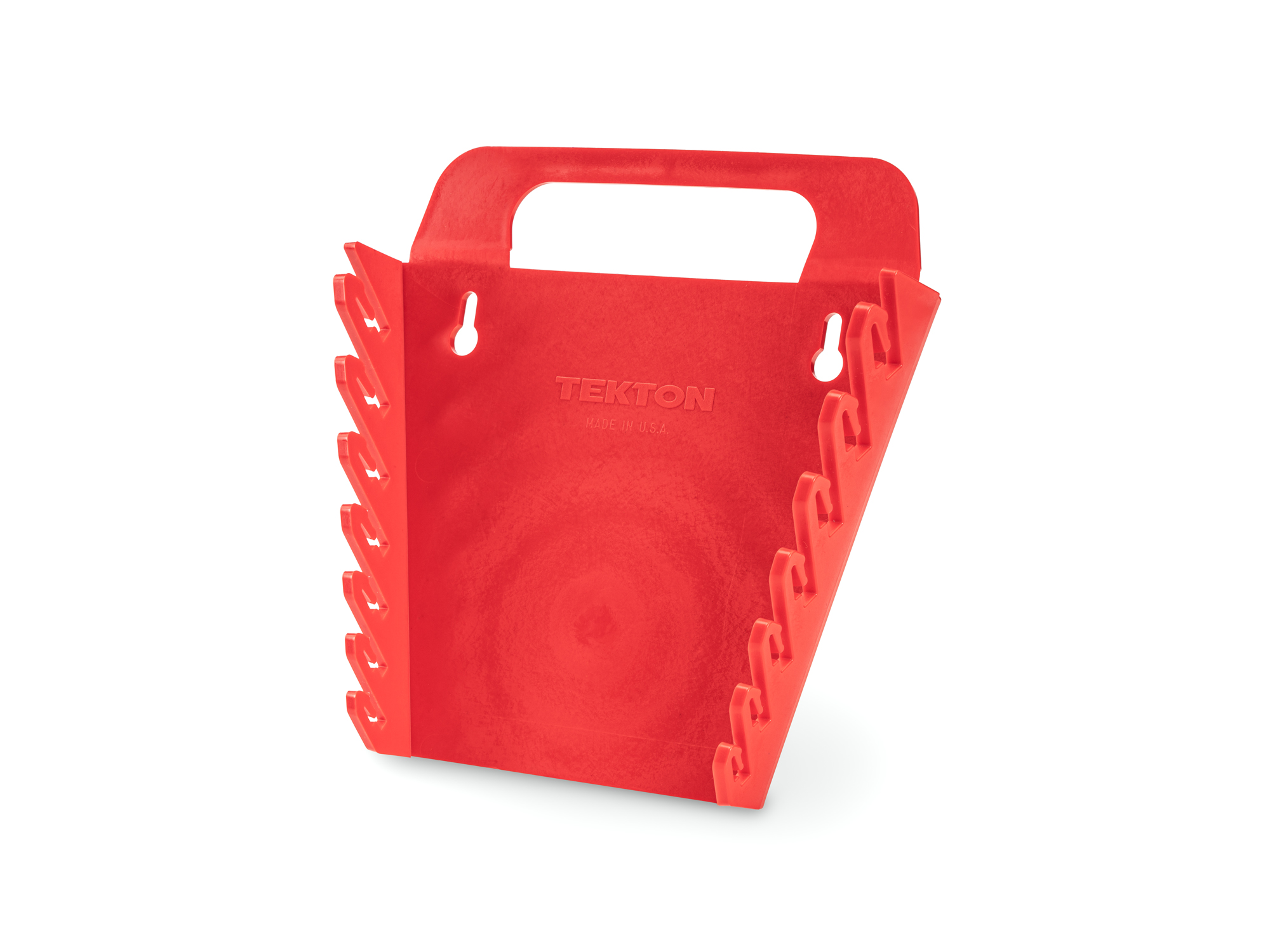 7Tool Long Ratcheting Box End Wrench Holder (Red) TEKTON