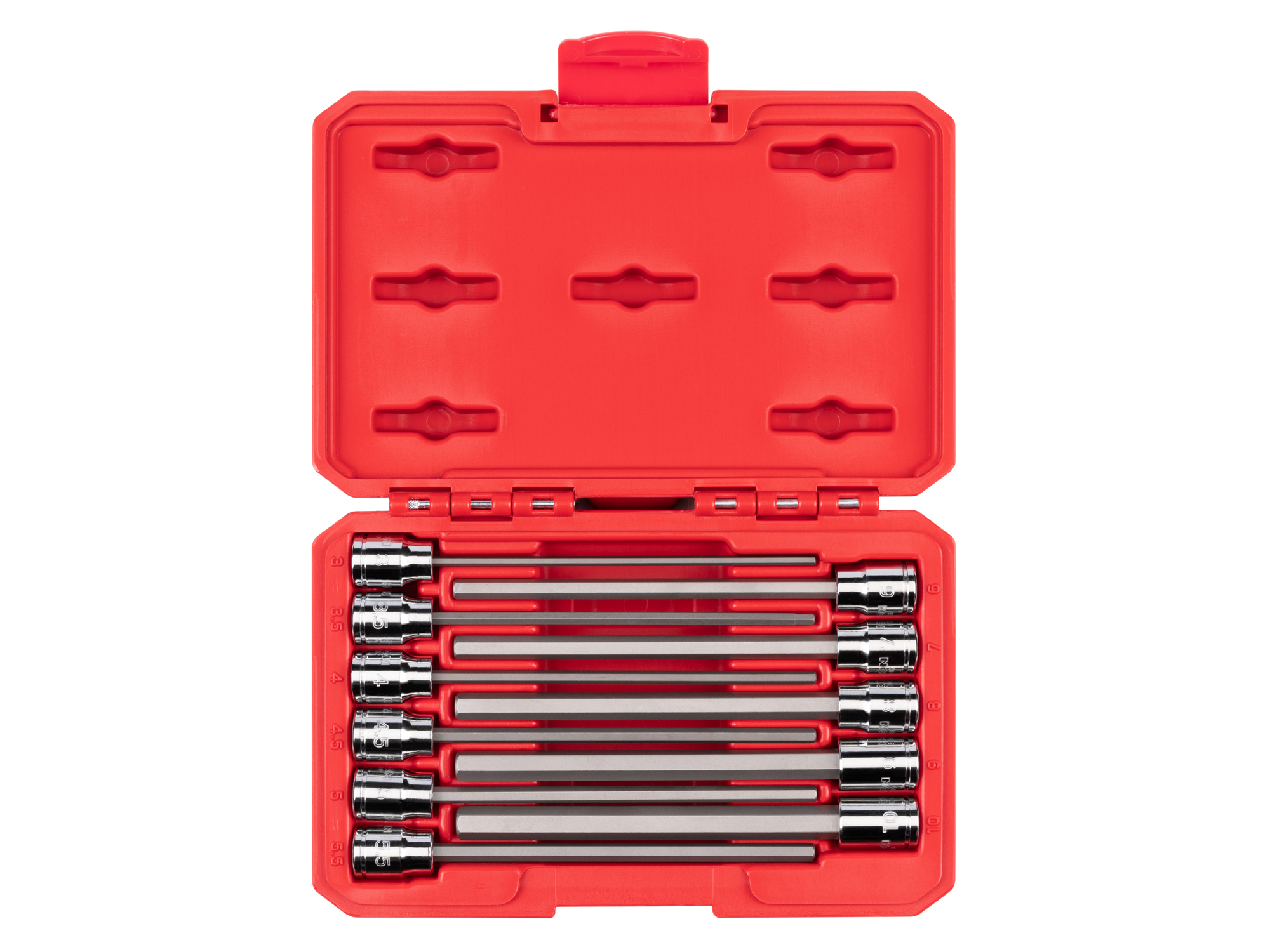 3/8 Inch Drive Long Hex Bit Socket Set (11Piece) TEKTON SHB91314