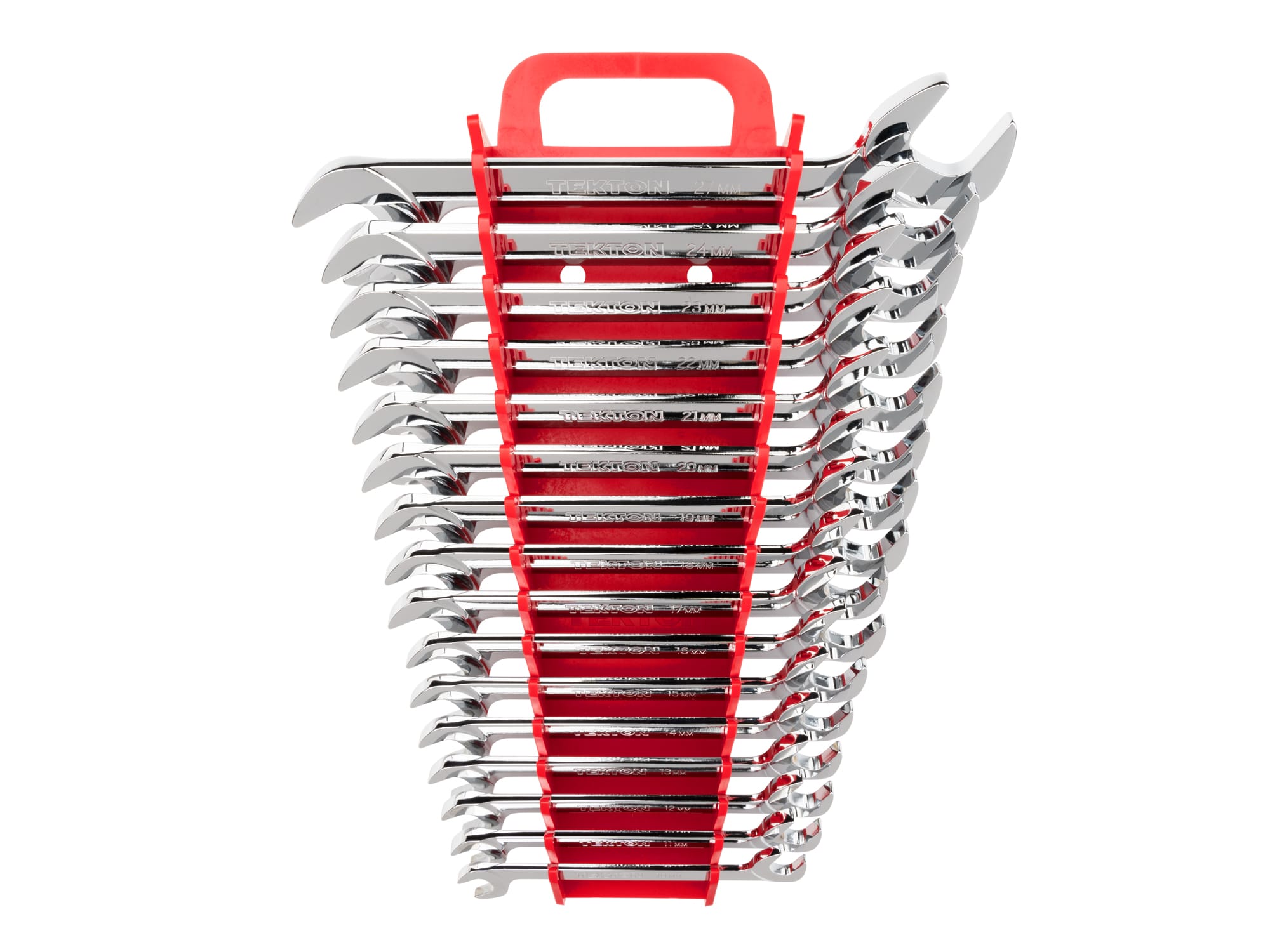 Angle Head Open End Wrench Set, 16-Piece (Holder)