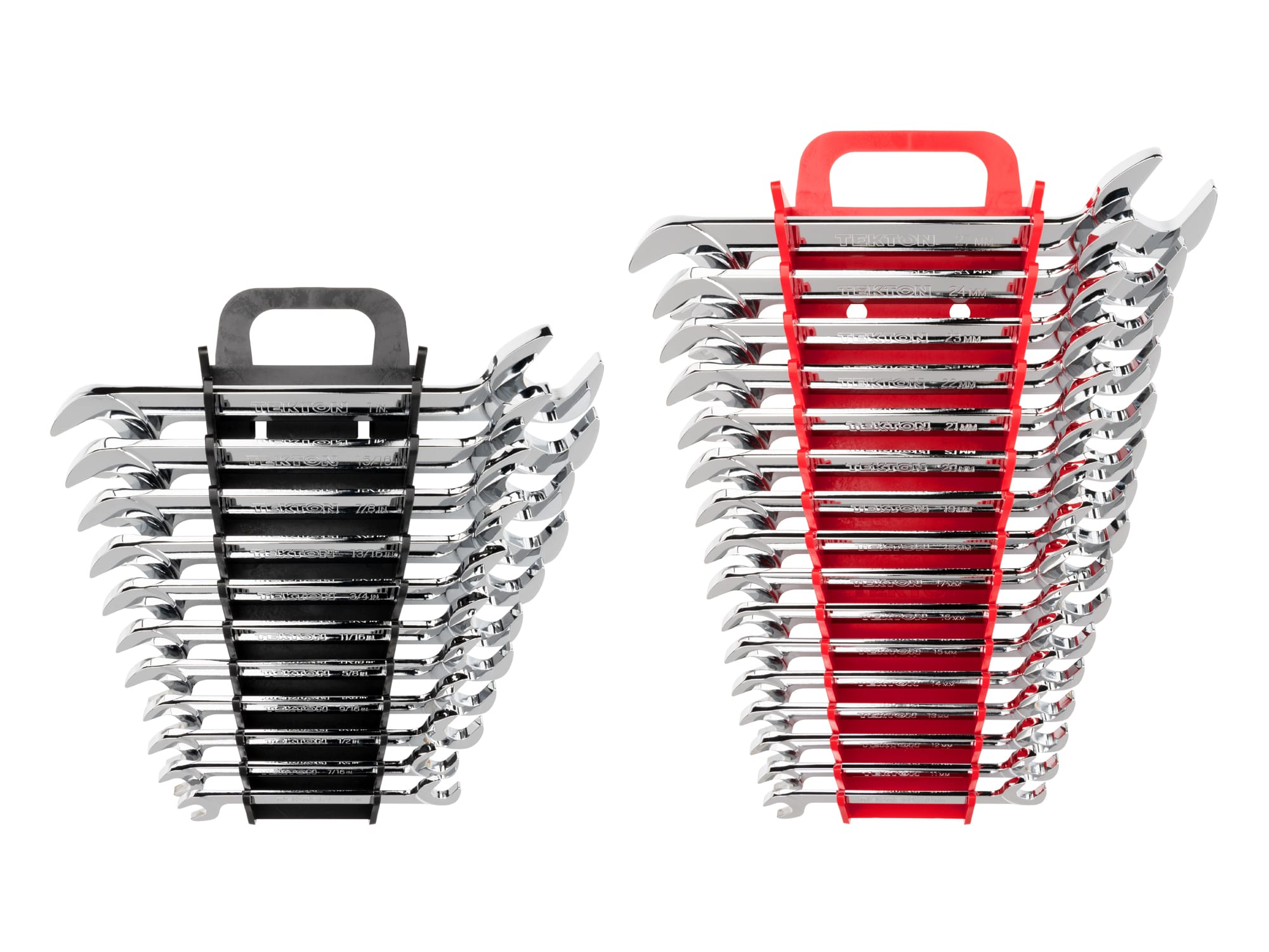 Angle Head Open End Wrench Set, 27Piece (Holder) TEKTON WAE91302