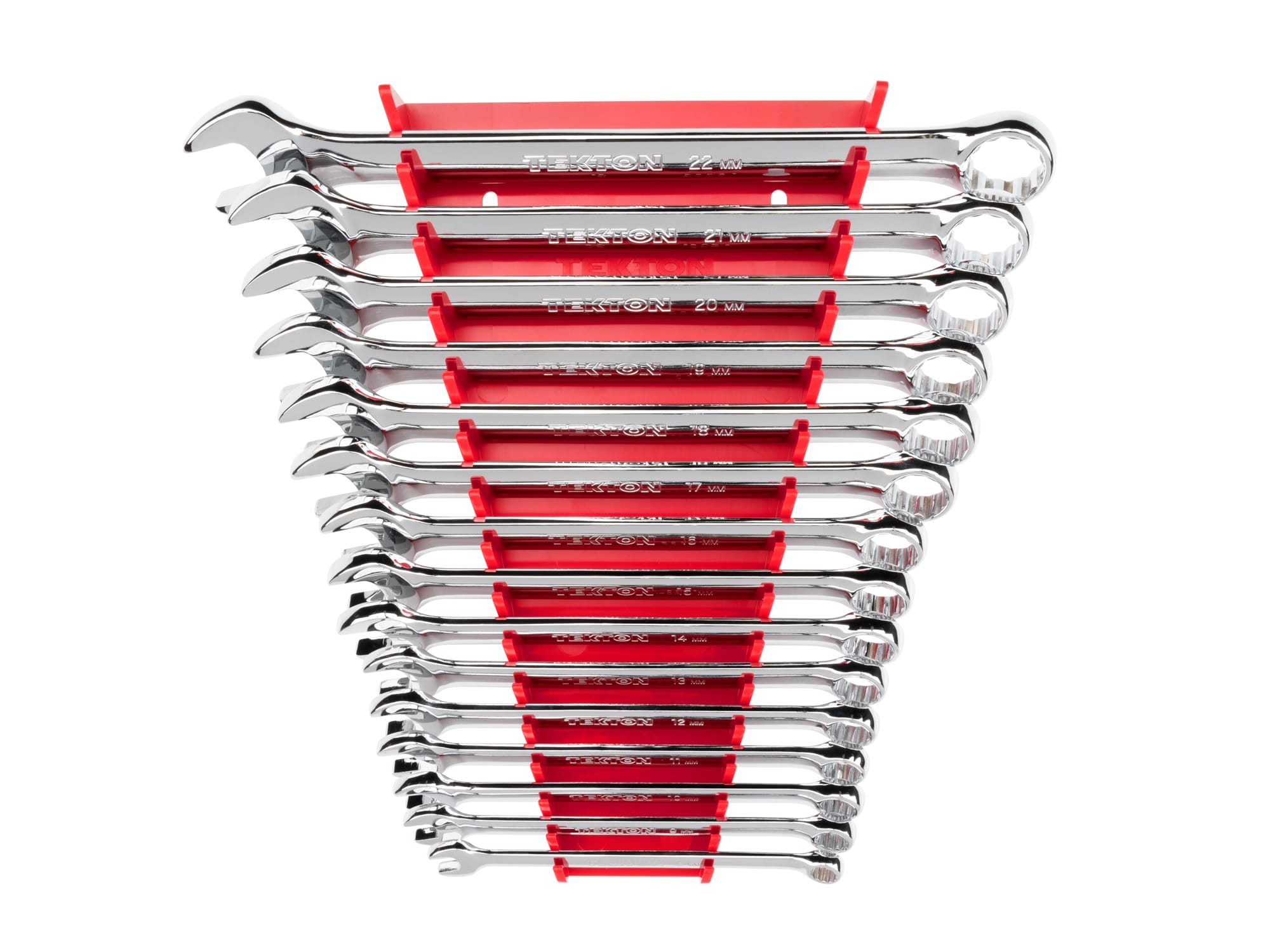 15Piece Combination Wrench Set (822 mm) Rack TEKTON