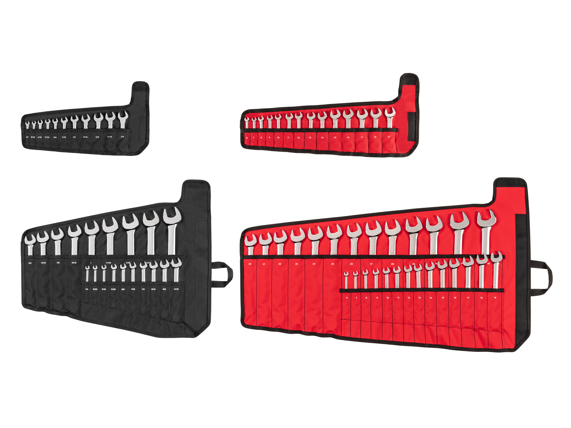 71Piece Stubby and Standard Length Wrench Set with Pouch TEKTON