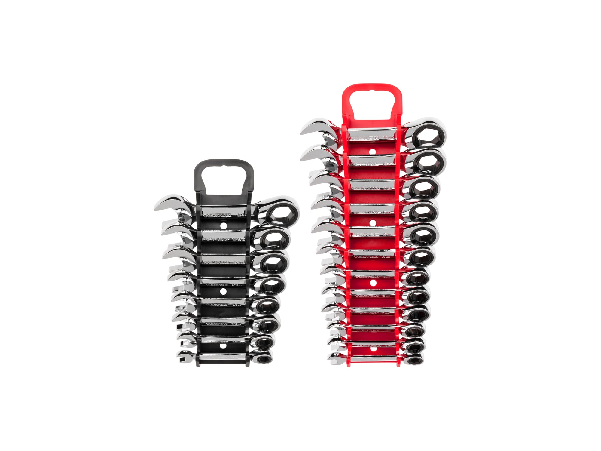 Stubby Ratcheting Combination Wrench Set, 20Piece (Holder) TEKTON