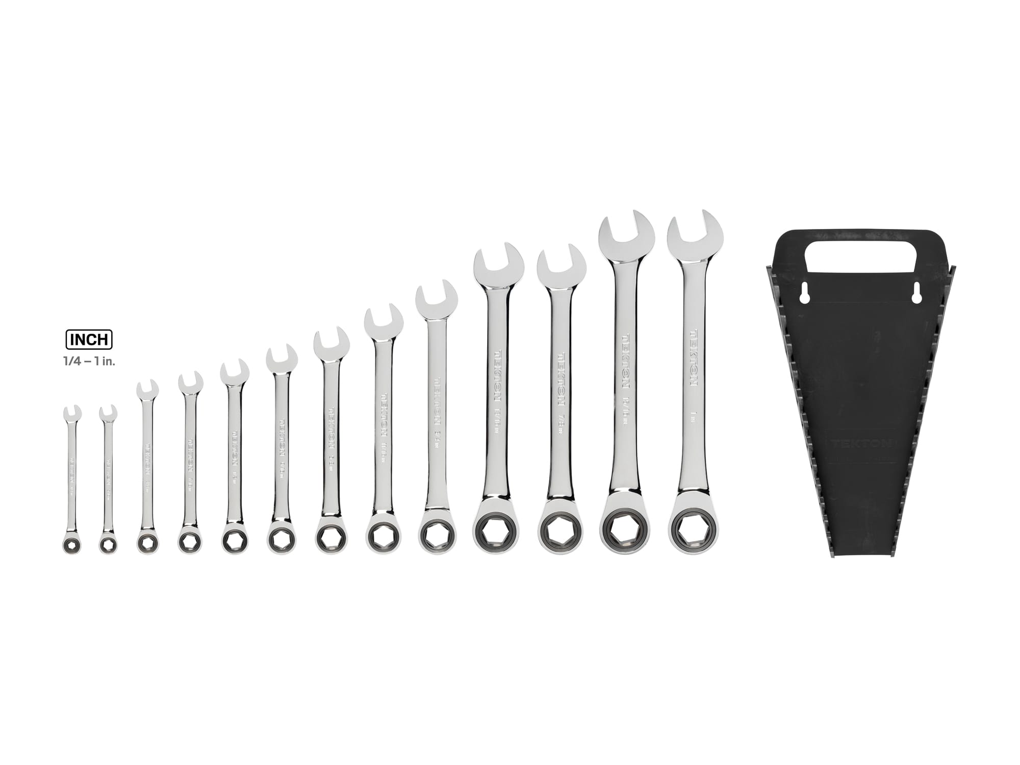CENTONZE R チェントンツェアール 3本セット Ratcheting Combination Wrench Set, 13-Piece (Holder) | TEKTON