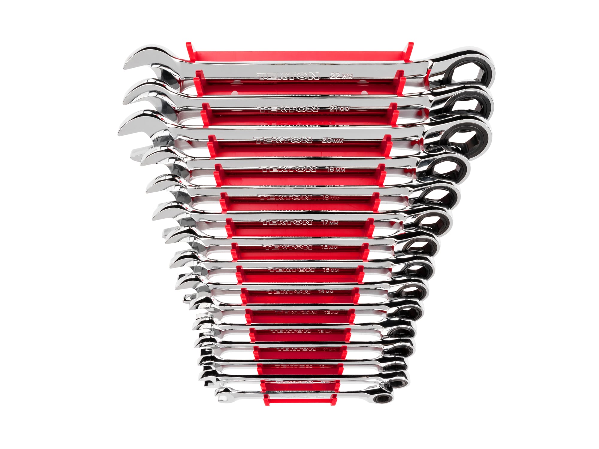 Ratcheting Combination Wrench Set, 15Piece (Rack) TEKTON WRN53191