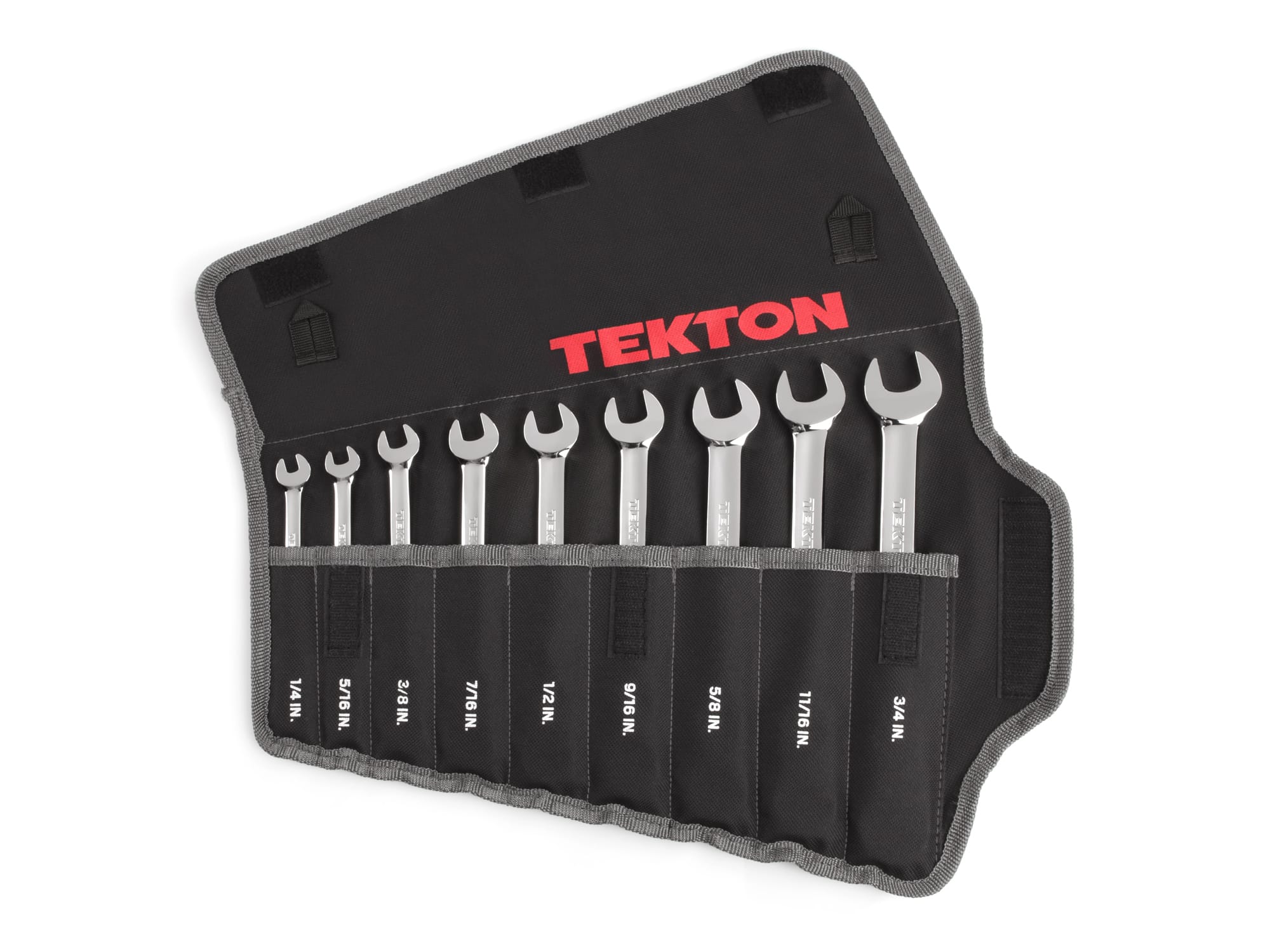 9Piece Flex Ratcheting Wrench Set with Pouch TEKTON Outlet