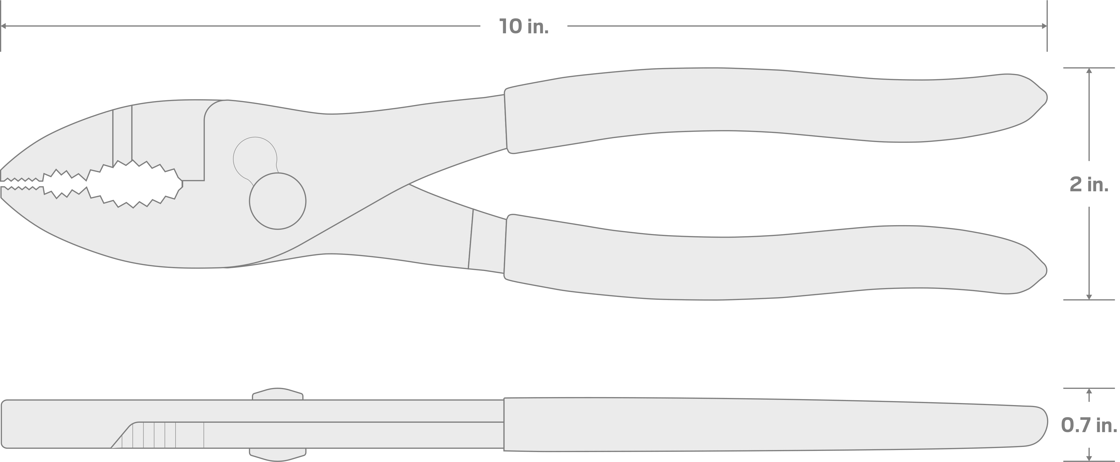 Specs for 10 Inch Slip Joint Pliers