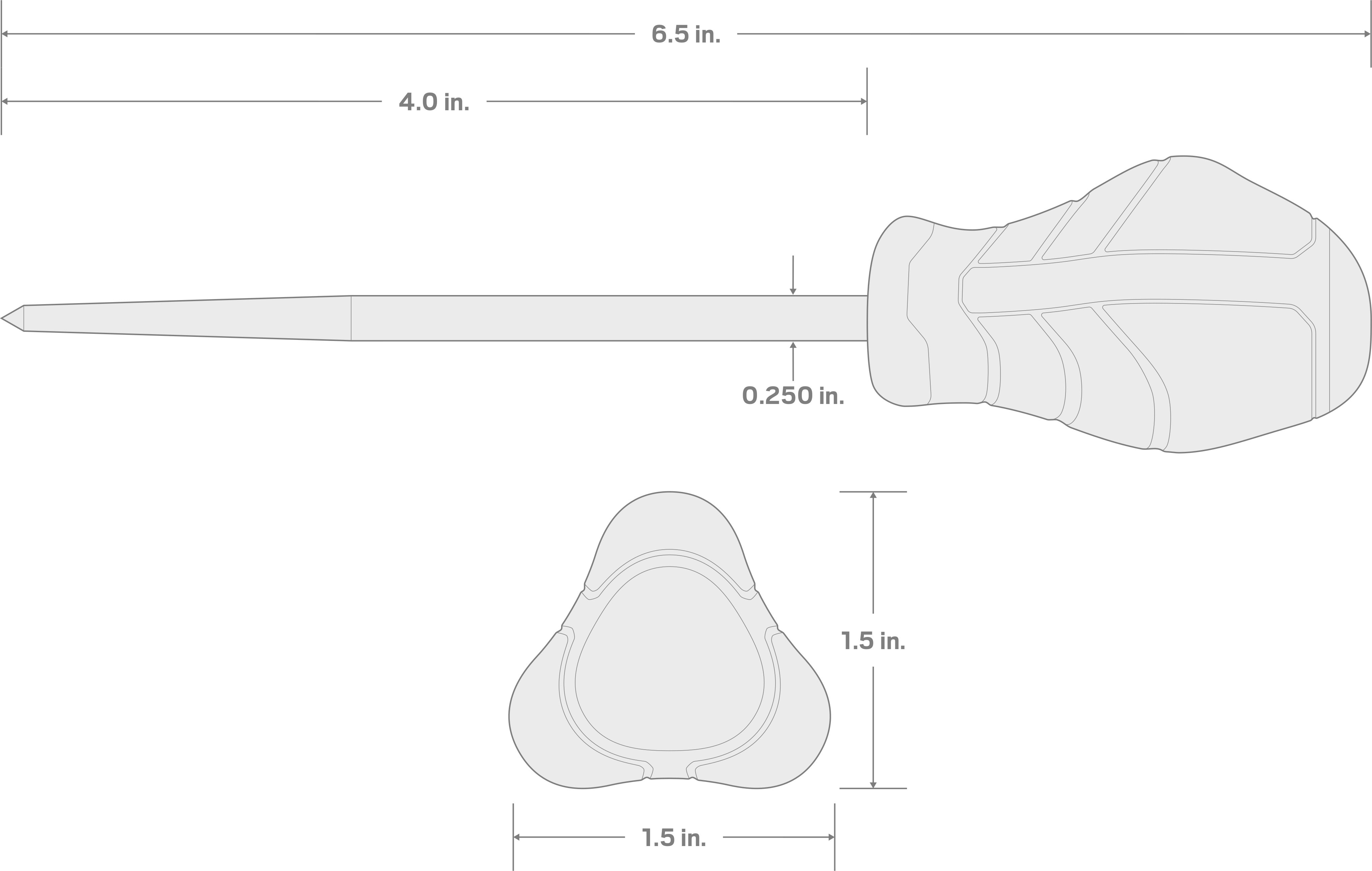 Specs for Scratch and Punch Awl with High-Torque Handle