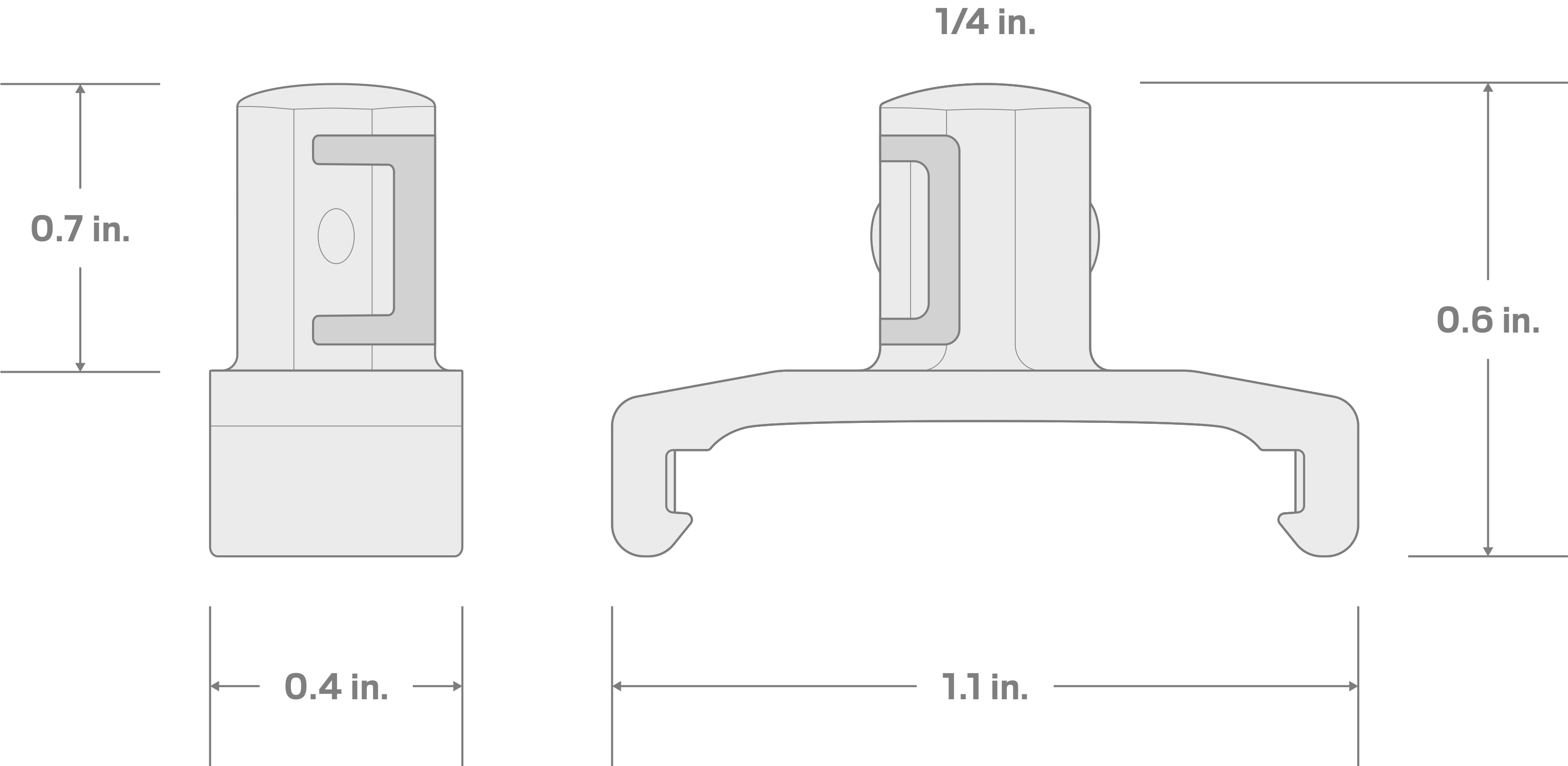 Specs for 1/4 Inch Drive Twist Lock Socket Clip Set (5-Piece)