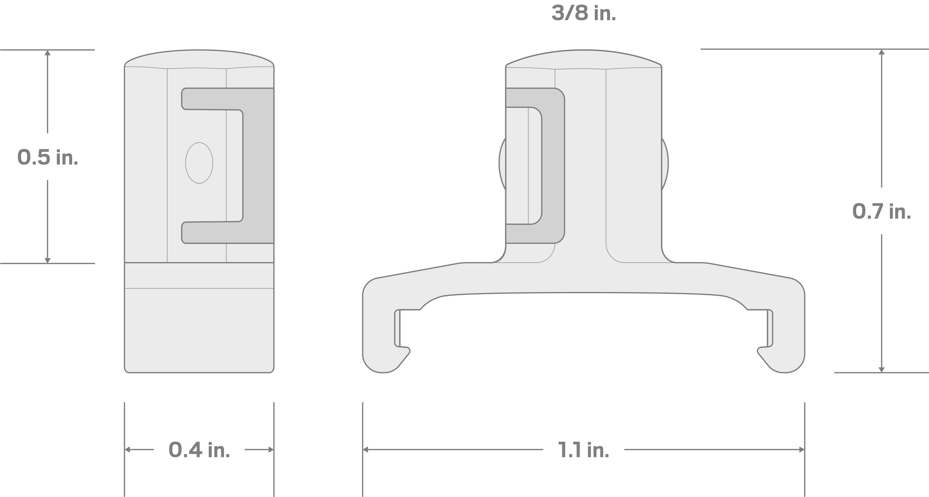 Specs for 3/8 Inch Drive Twist Lock Socket Clip Set (5-Piece)