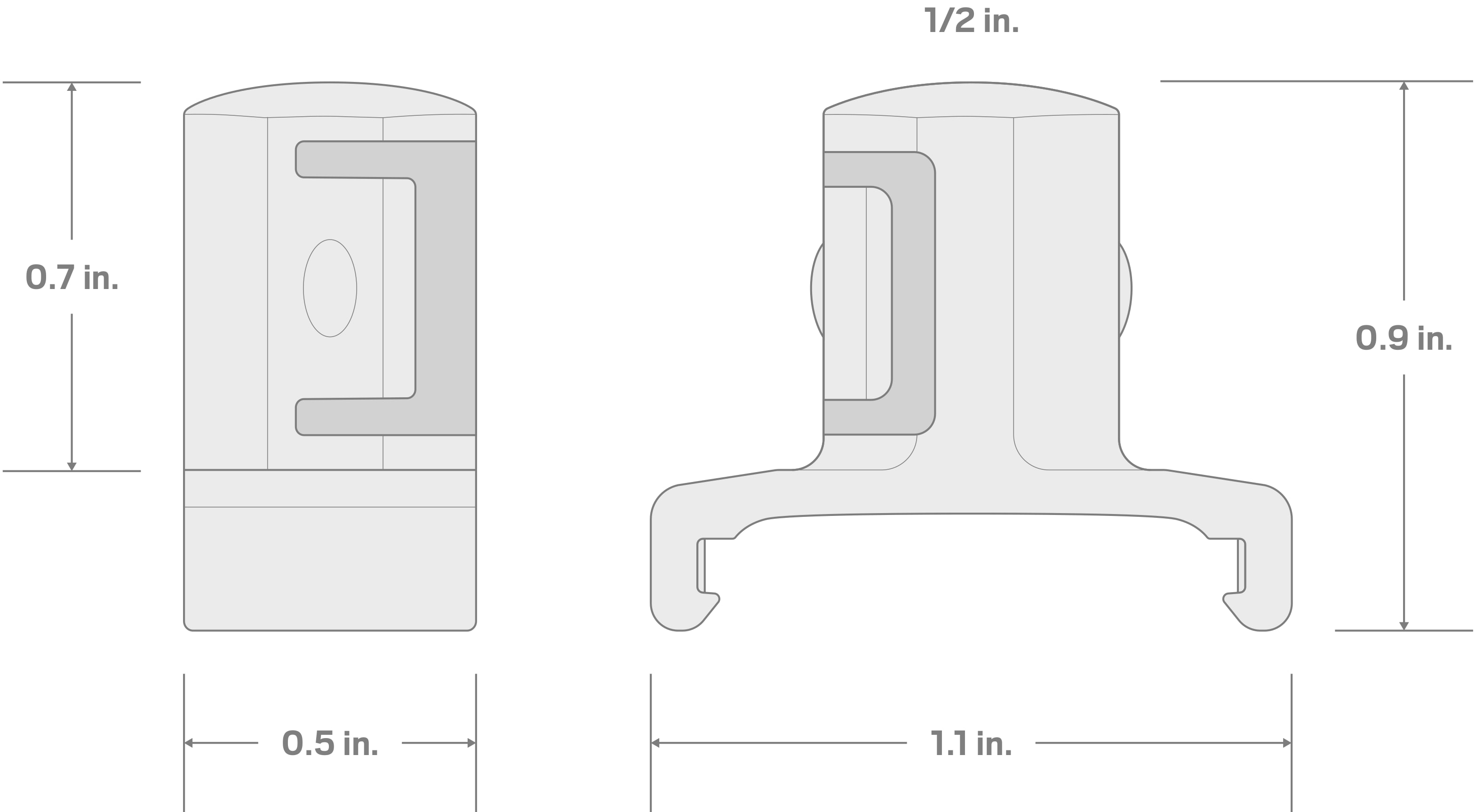 Specs for 1/2 Inch Drive Twist Lock Socket Clip Set (5-Piece)