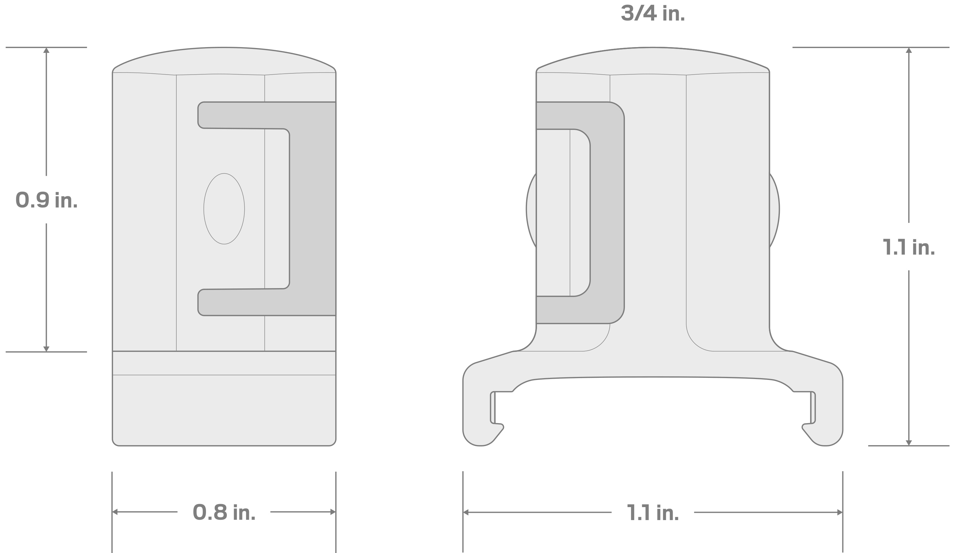 Specs for 3/4 Inch Drive Twist Lock Socket Clip Set (5-Piece)