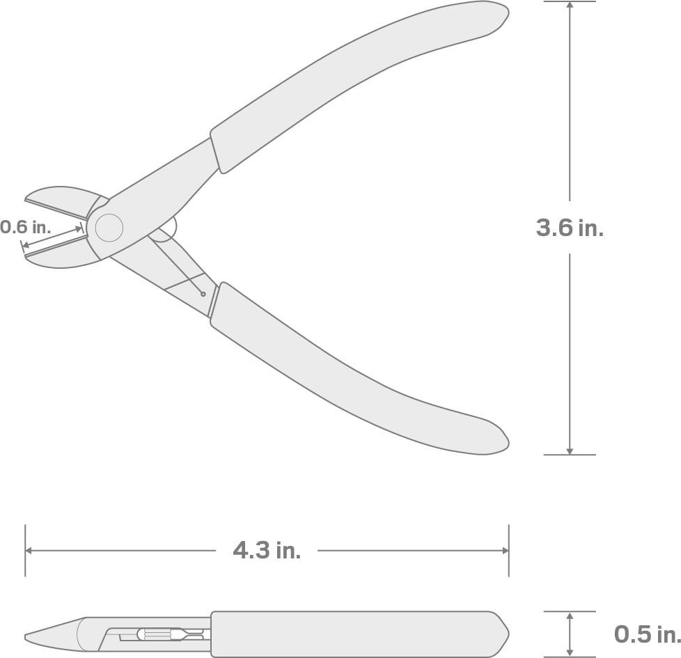 Specs for Mini Diagonal Cutting Pliers